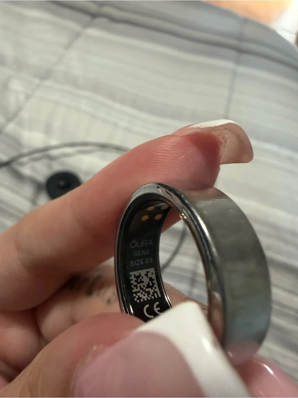 Oura Ring 3 Heritage - Silver Size 9